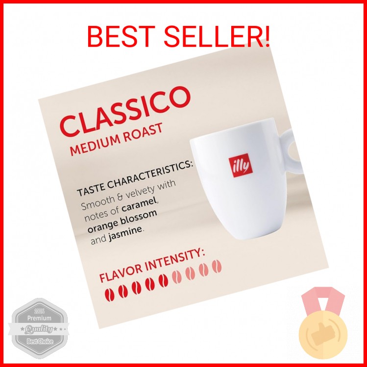 illy Instant Coffee- 100% Arabica Coffee – Classico Medium Roast - Notes Of Cara