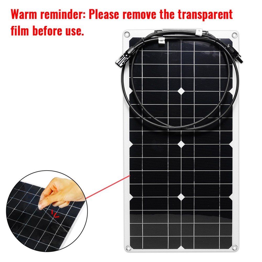 4 x 40W High-Efficiency PV Panels + 30A-100A Intelligent Controller for RV/HomE,