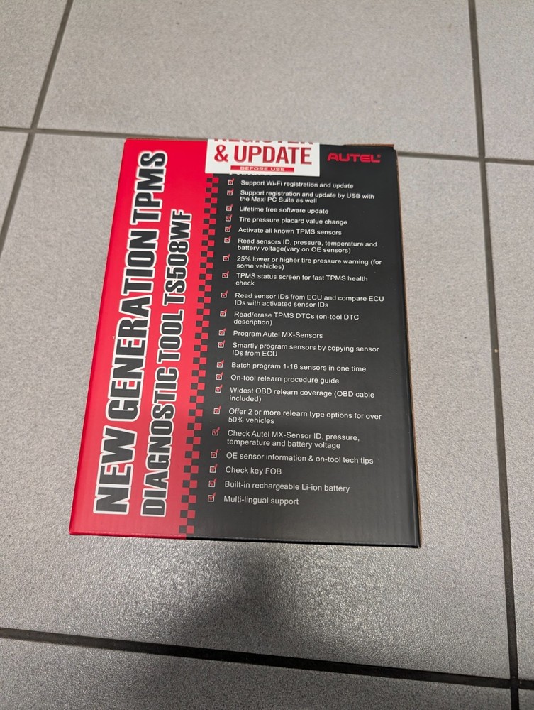 Autel 700090 TS508WF TPMS Relearn Tool TPMS Sensors Activate/Reset/Programming