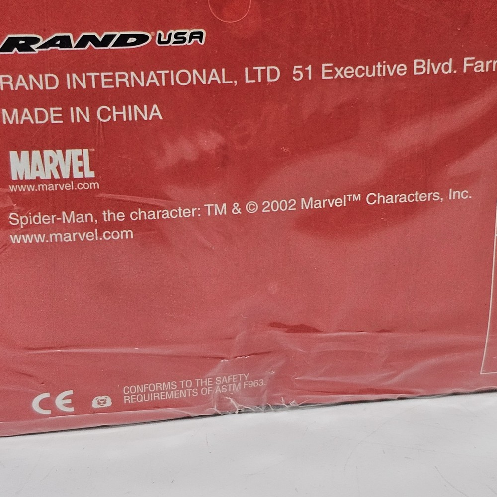 2002 Spider-Man 72" Inflatable Mattress Pool Float Rand USA NEW