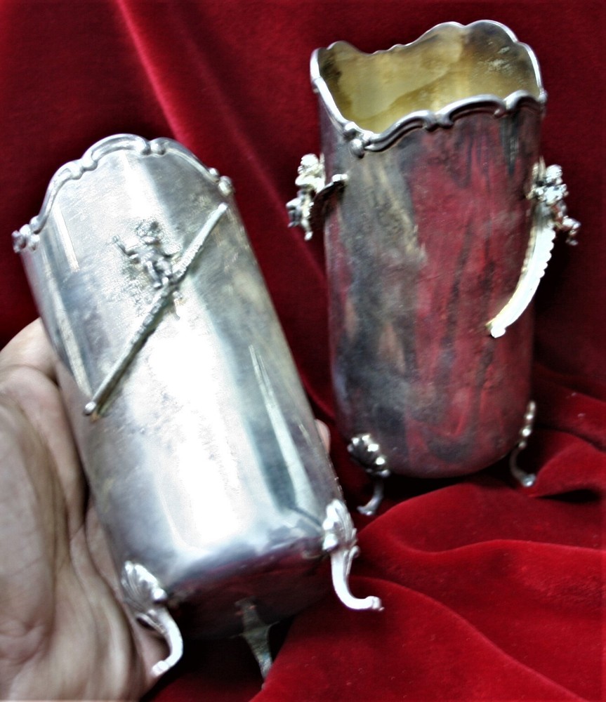 SILVER .800 MATCHING ANGEL VACE'S! GREAT CONDITION!