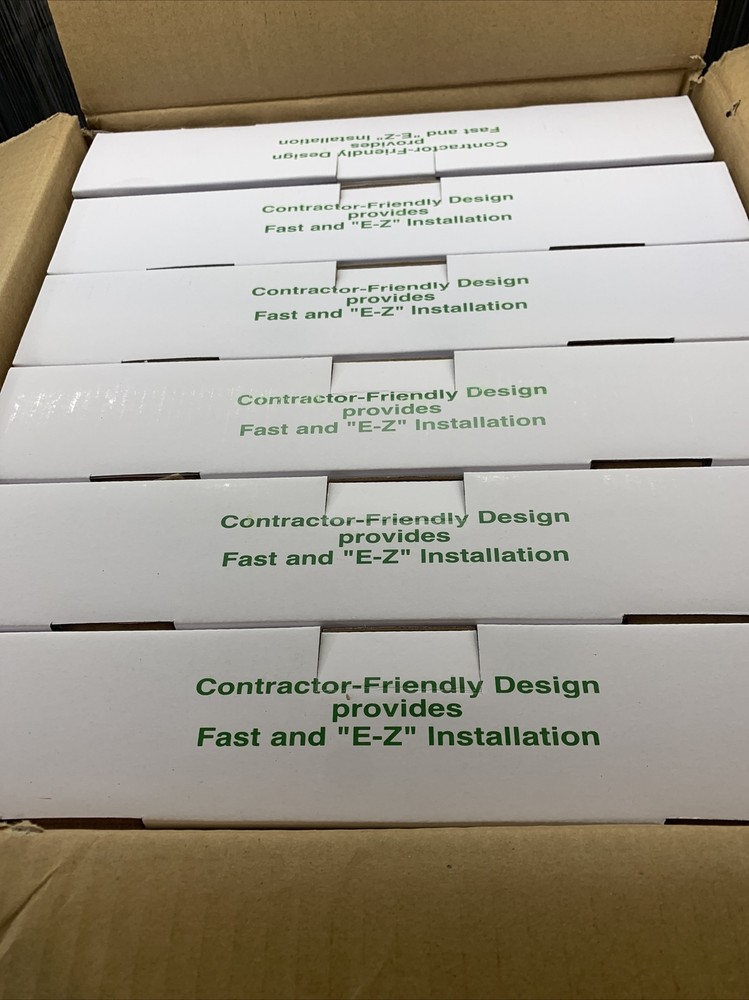 eTopLighting LED Exit Sign Green Lettering Double Faced Contractor 6 Pack