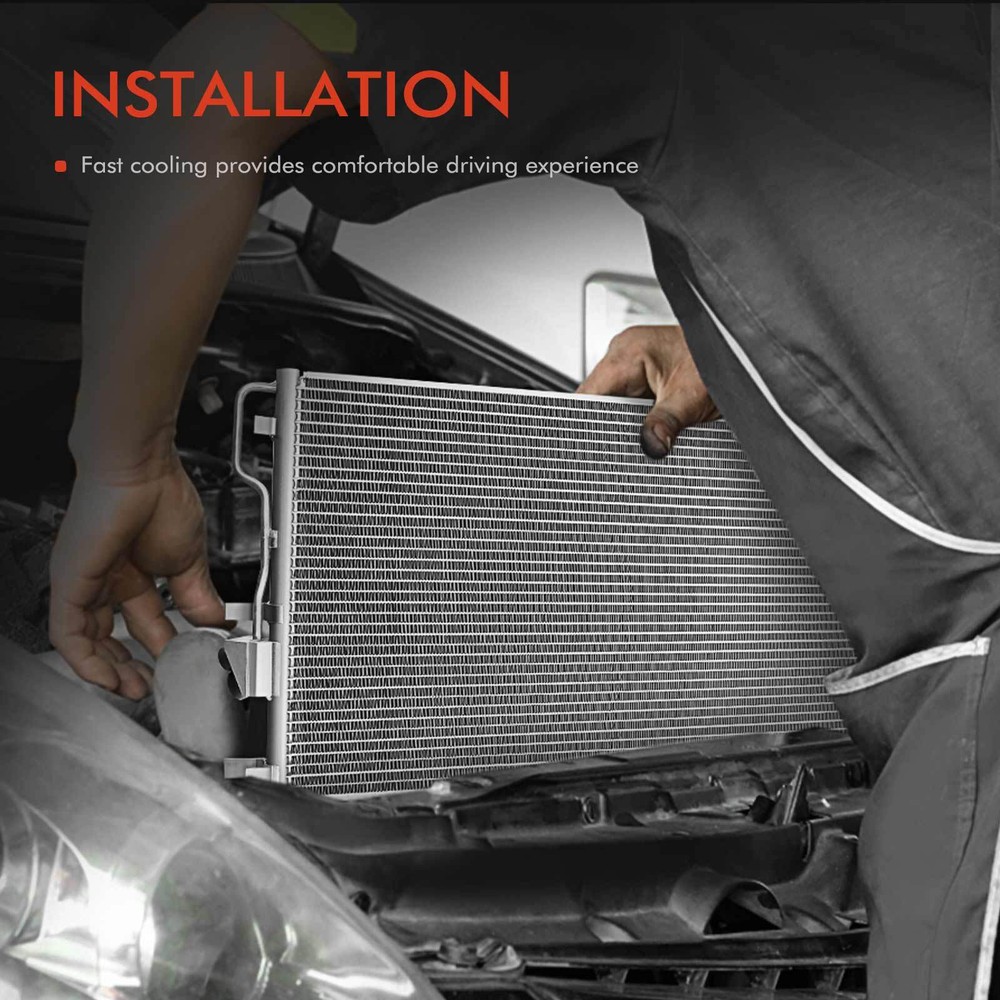 A/C Condenser Parallel Flow with Bracket for Mack CL700 1997 1998 1999 2000-2007