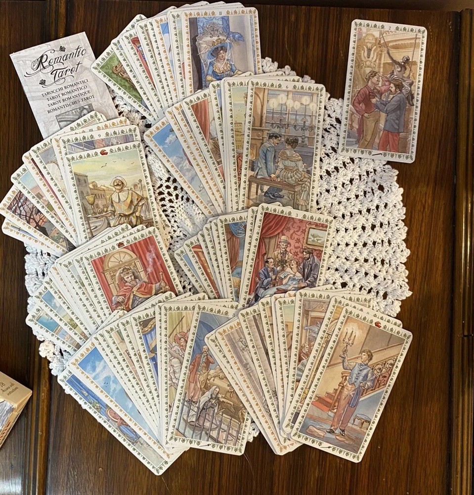 Romantic Tarot Deck 78 Cards Oracle English Version Divination