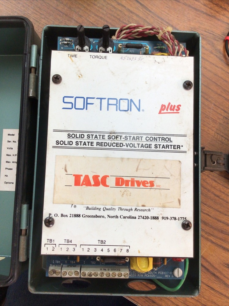 TASC Drives Solid State Soft Start Control Reduced Voltage Starter (VR14)