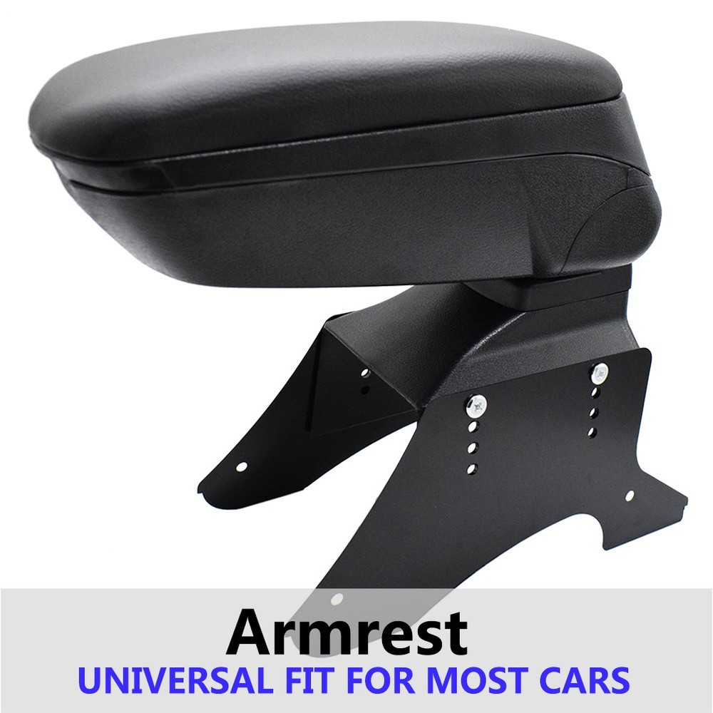 Universal Sliding Armrest Content Box Central Console Black  New Container
