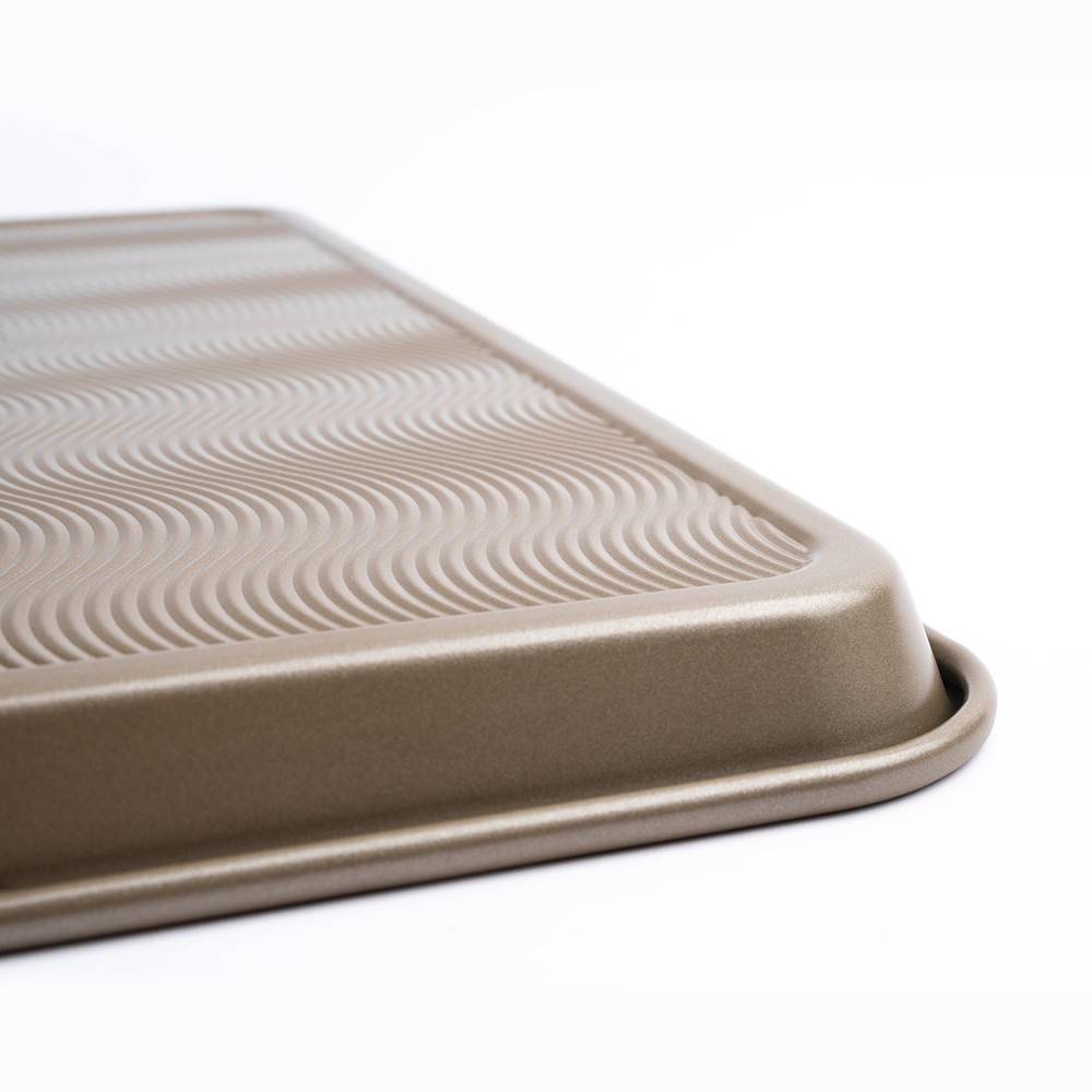 Cuisipro 13.5 x 9.5-Inch Rectangular Steel Nonstick Baking Sheet Pan
