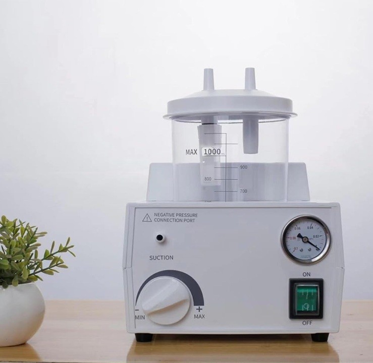 New 1000ml Portable Veterinary Suction Machine 110Vac