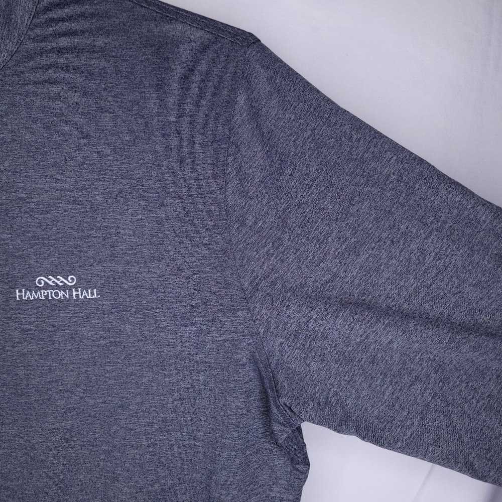 Footjoy 1/4 Zip Pullover Mens Large Gray Golf Hampton Hall