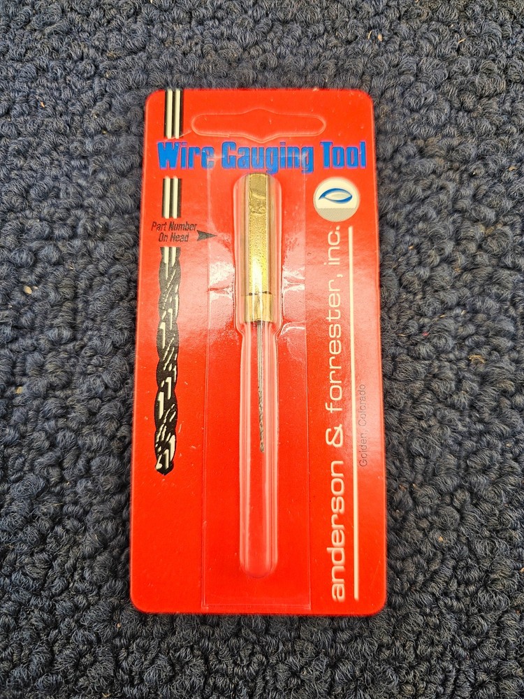 ANDERSON & FORRESTER #67 WIRE GAUGING TOOL WTH HANDLE