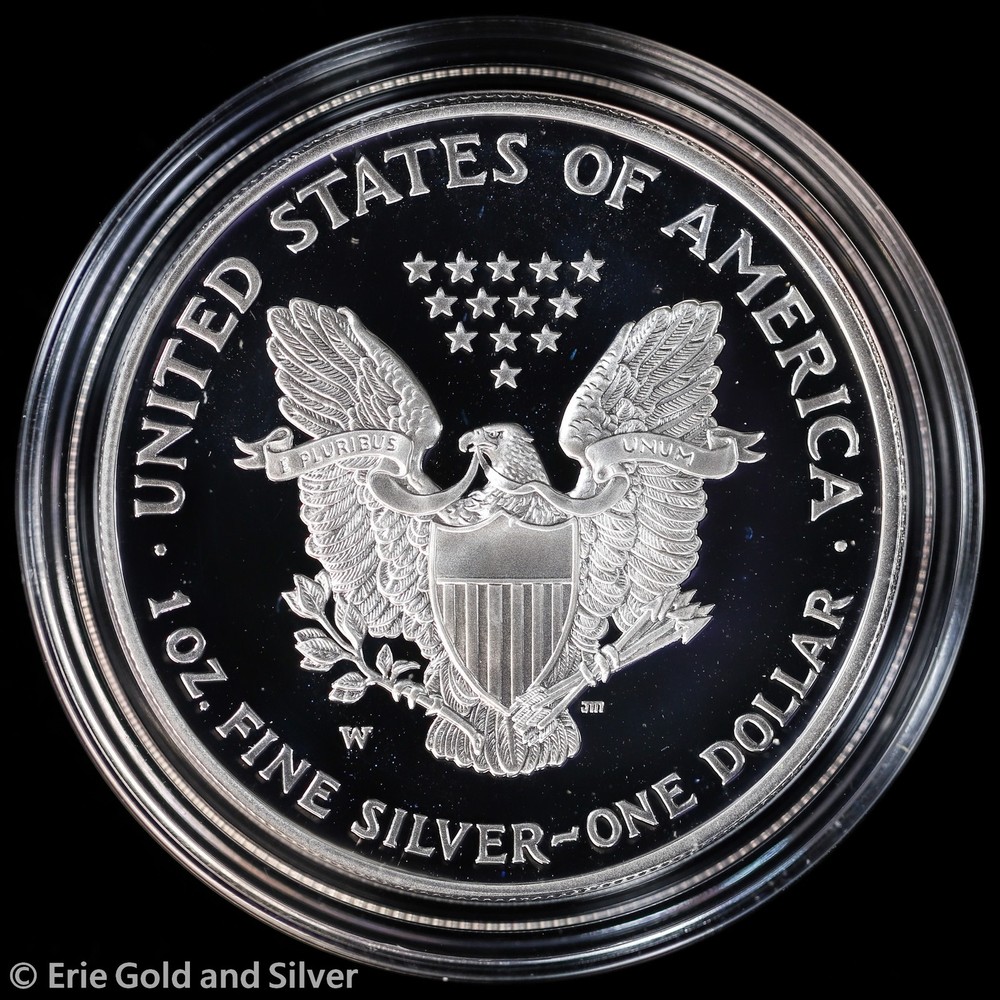 2004-W $1 US Mint Proof American Silver Eagle w/ Box & COA