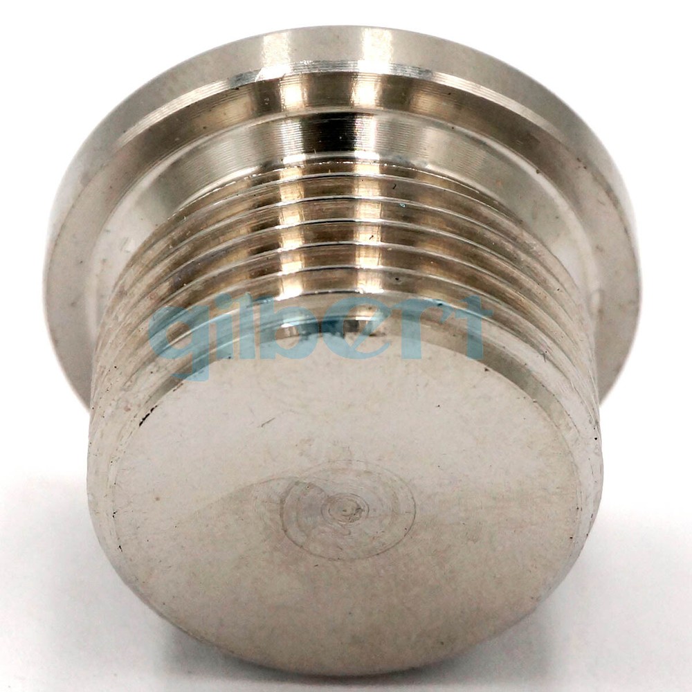 3/4" BSP Male 304 Stainless Hex Socket Countersunk End Plug Flanged