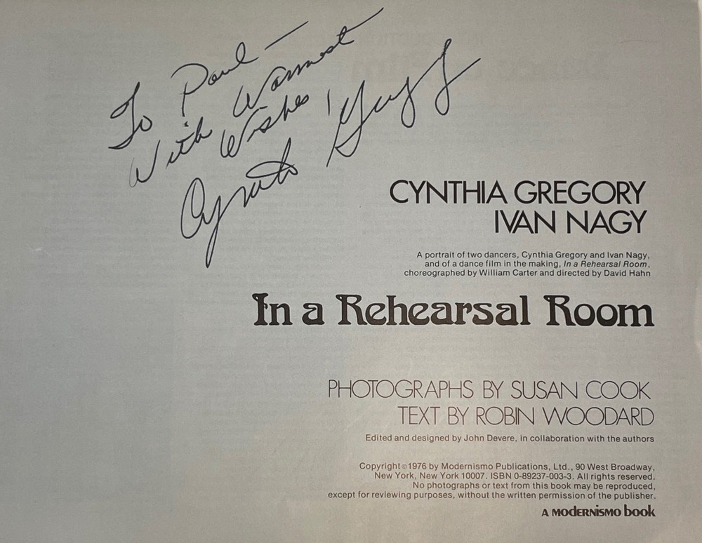 DANCE Signed title pages & signed documents FONTEYN, TALLCHIEF, BARYSHNIKOV ETC