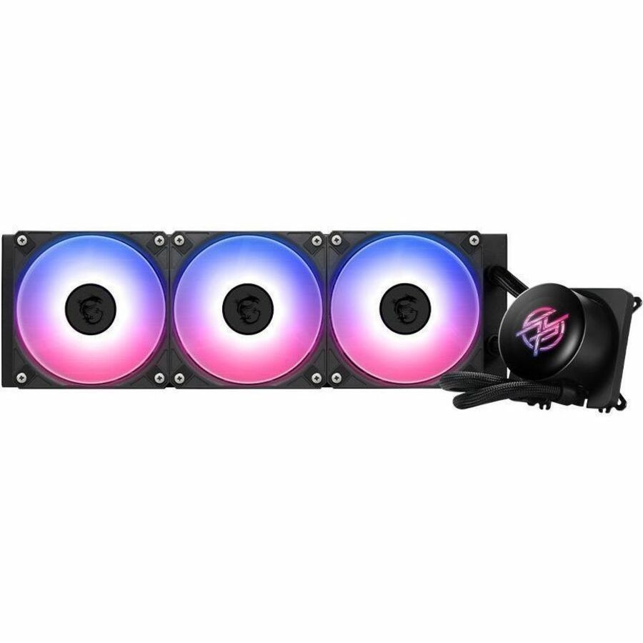 MSI MPGCORELIQUIDP13360 360mm ARGB Liquid CPU Cooler With LCD Screen Black