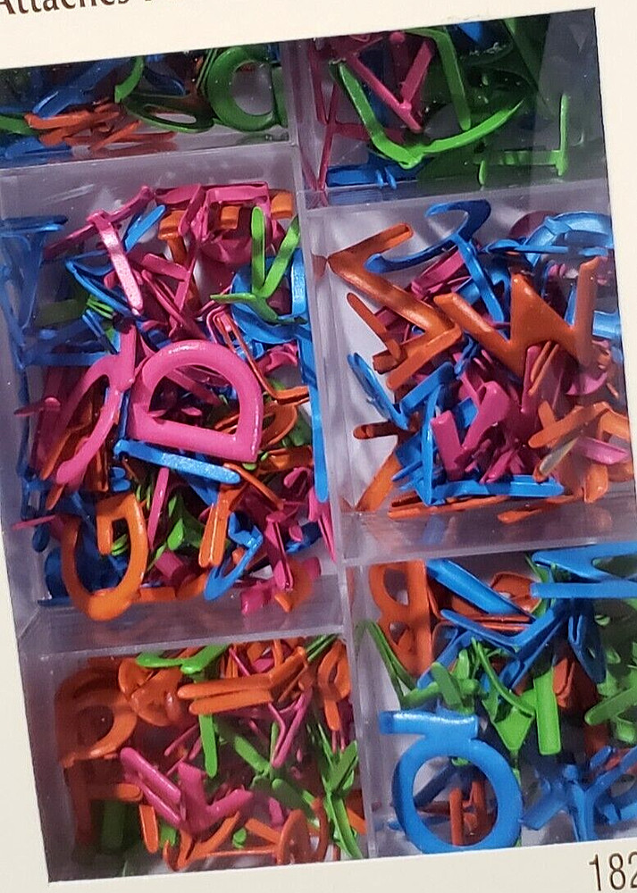 RECOLLECTIONS Decorative ALPHABET BRADS - 182 pcs
