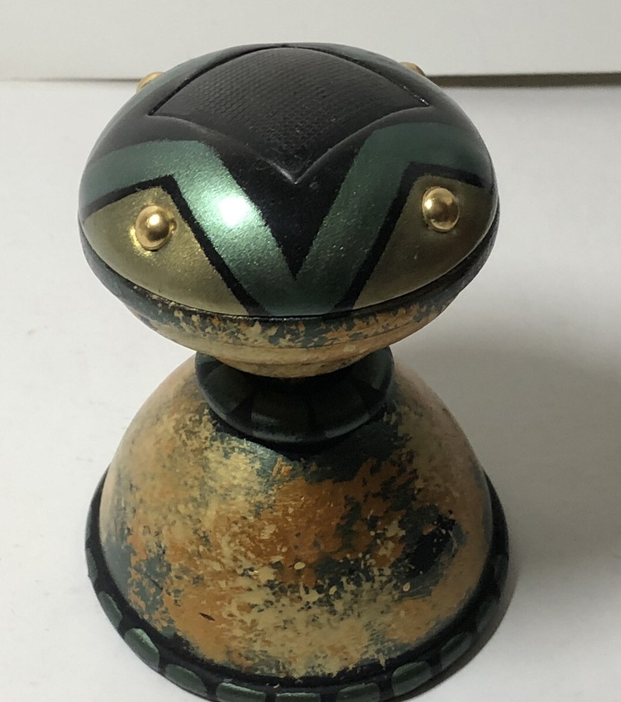 Unique handmade wooden Trinket bottle