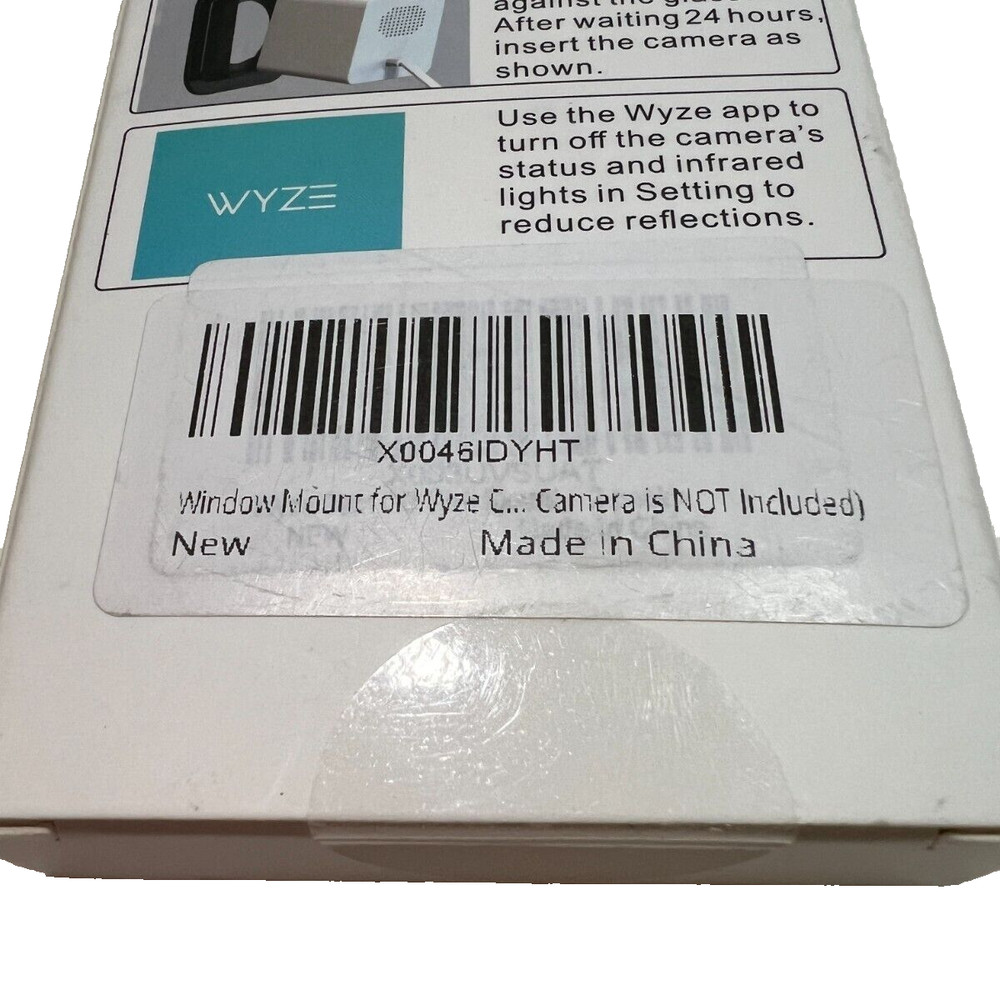Window Mount Compatible with Wyze Cam OG Strong Adhesive Mounting Bracket