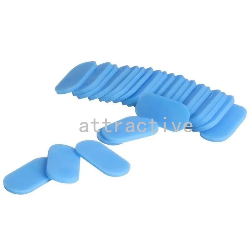 50Pcs/Box Dental Blue Temp Tabs Thermoplastic Impression Quick Bite Registration