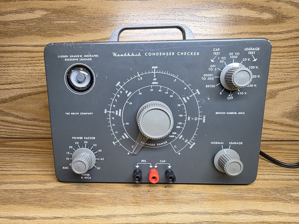 Heathkit C-3 Capacitor Tester Condenser Checker