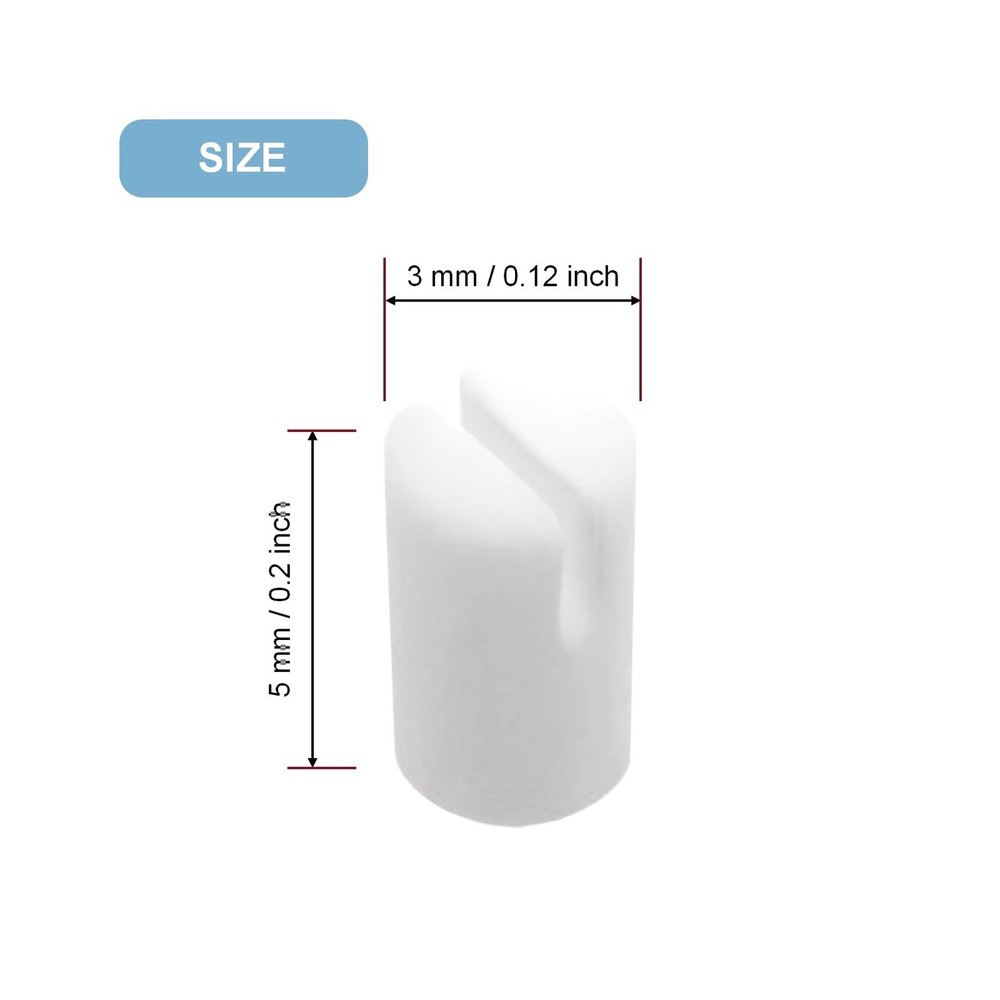 10 Pack Banjo 5th String Nuts and Bone Bridge Pins Easy Replacement Set NEW