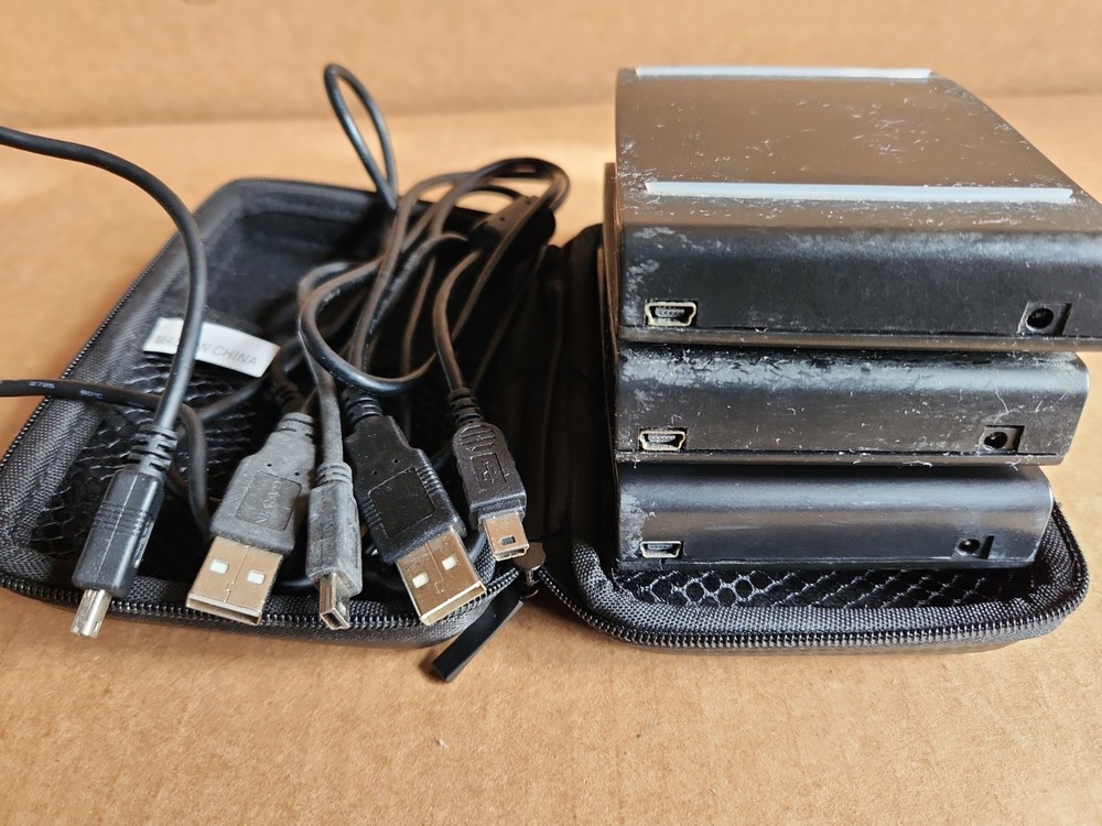 SimpleTech 3 External Hard Drives USB 500GB w/ Cable & Case 5x3 Read Description