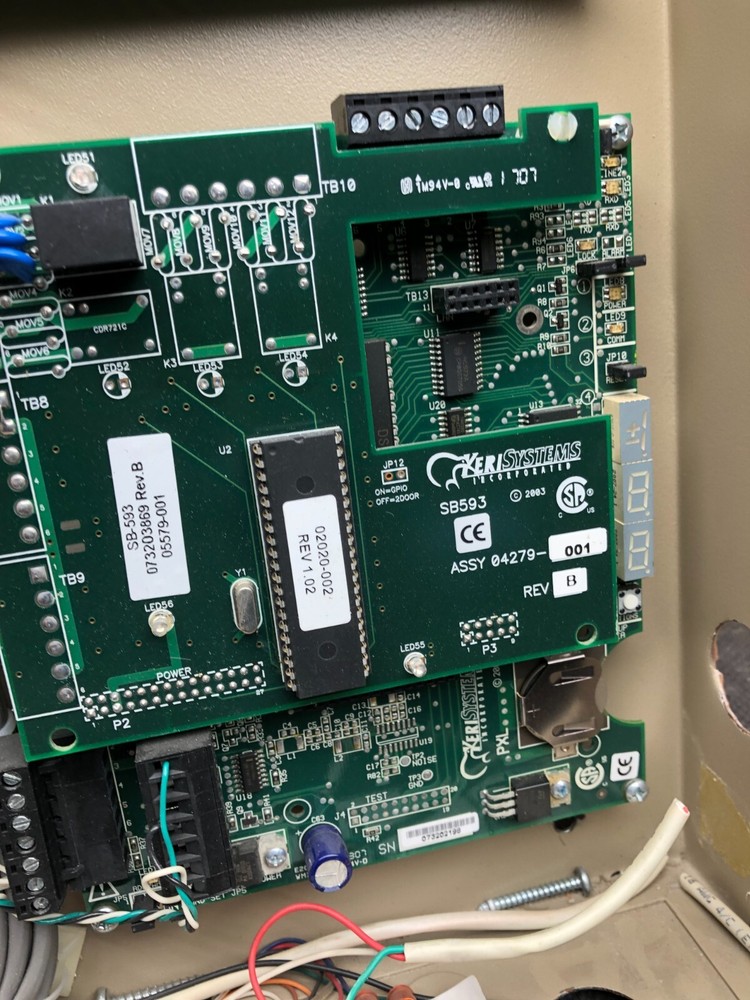 Keri Systems PXL-500P Access Control with Attached SB593 Satellite Board PANEL