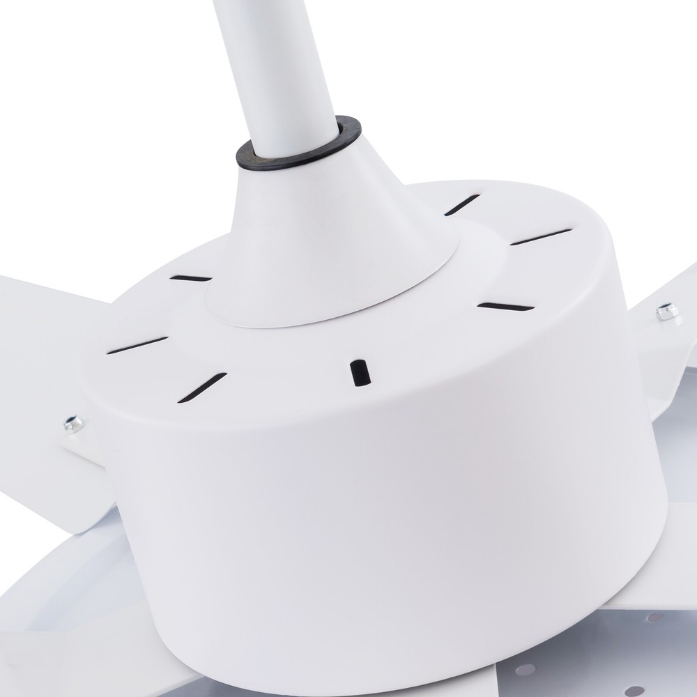 52in Modern Ceiling Fan Light Dimmable LED 3-Color Memory Function Fan w/ Remote