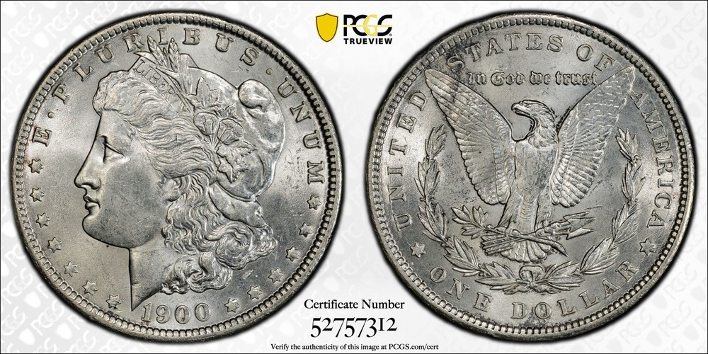 1900 P Morgan Silver Dollar PCGS MS-63