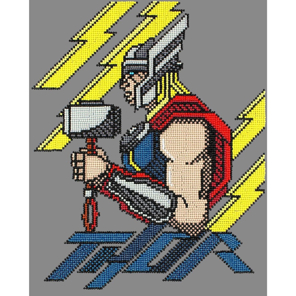 Diamond Dotz Thor Bring On The Thunder Diamond Painting Kit