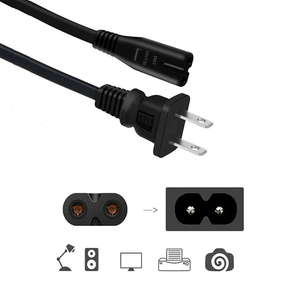 UL AC Power Cord For Edifier M60 Multimedia Bluetooth 5.3 Wireless Speaker