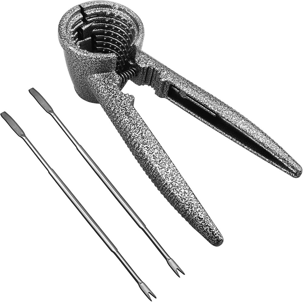 Heavy Duty Nutcracker Pecan Walnut Crackers Non-slip Handle Stirring Tool