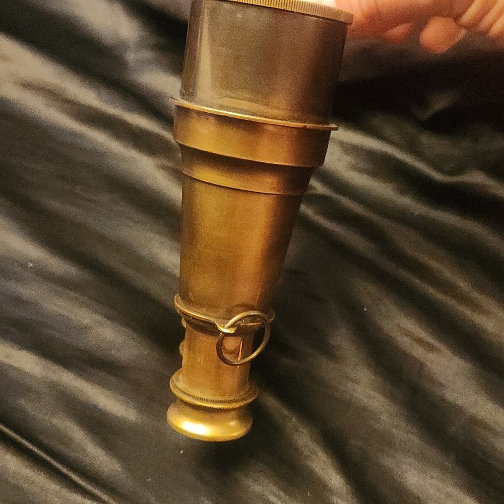 Antique Brass Binoculars Pre-1930 Vintage Optical Device