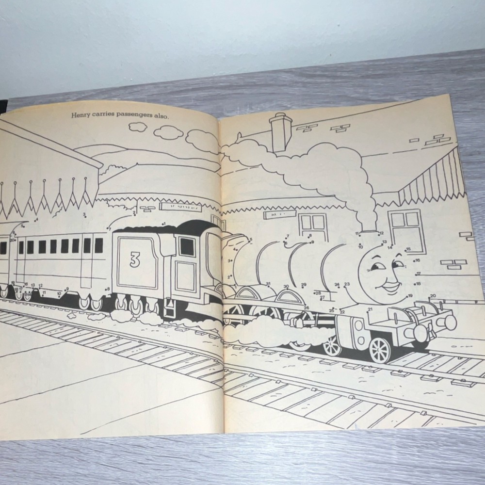 Random House Thomas & Friends Dot-to-Dot Coloring Book 1992