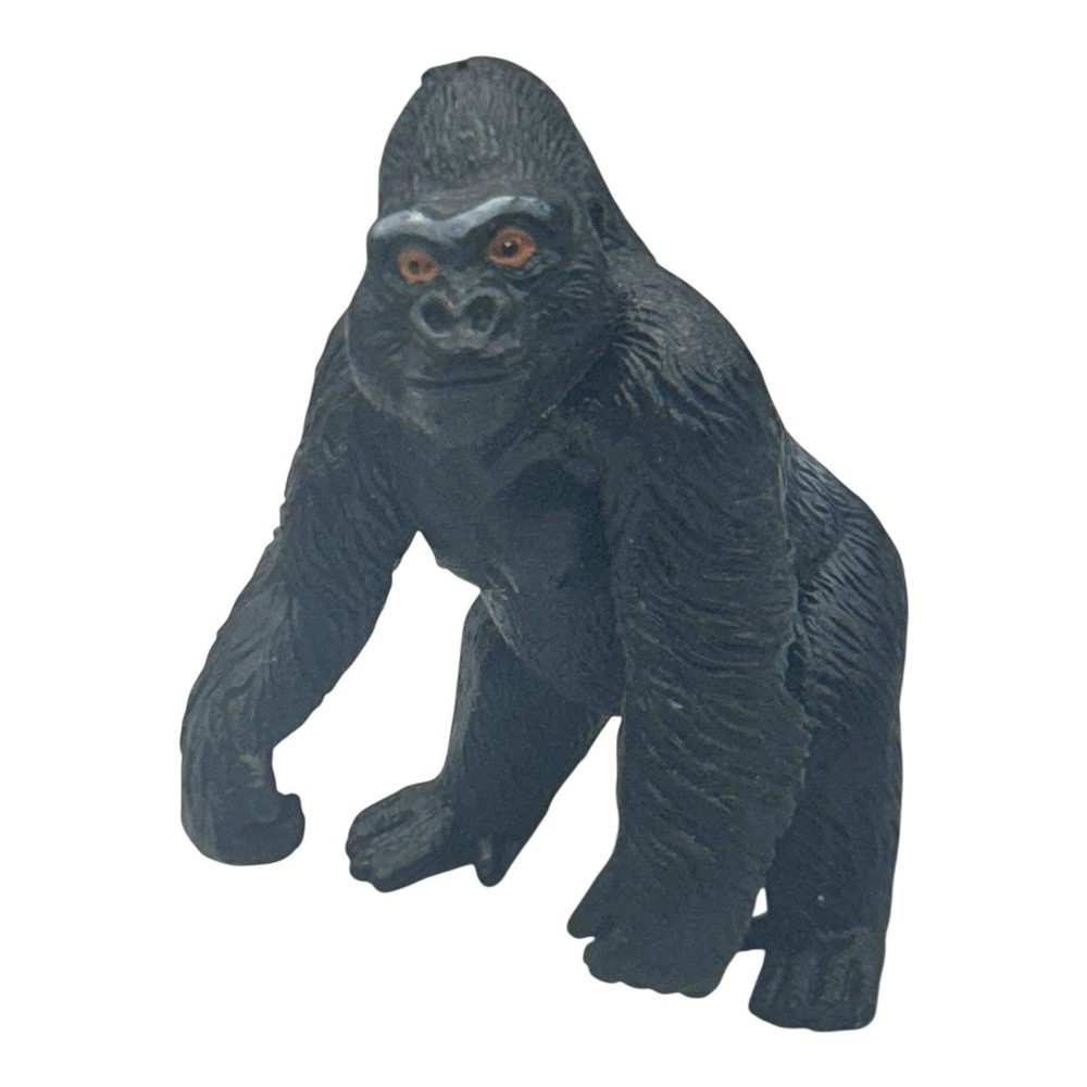 2021 Blip Silverback Gorilla Solid PVC Figure Toy 3"