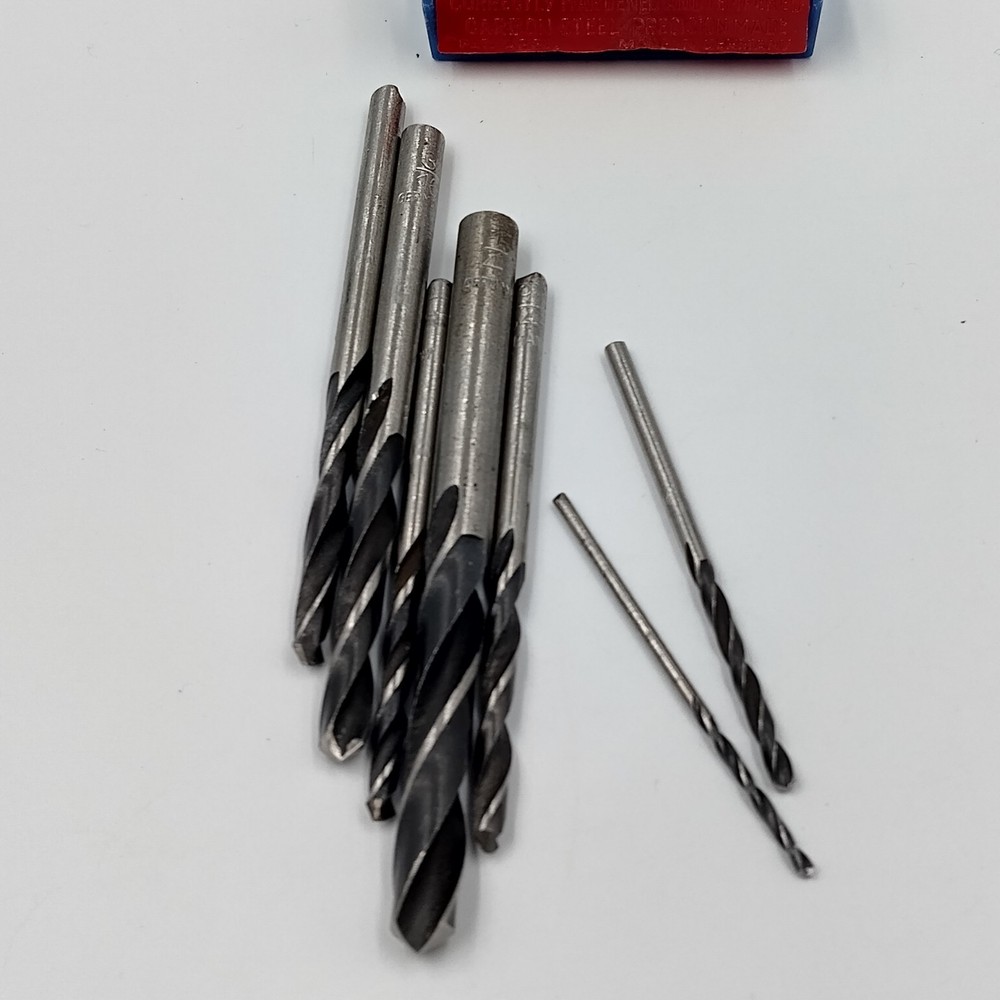 Vintage Oxwall Twist Drill Bits – Made in Germany – Set of 9 (2 Missing)