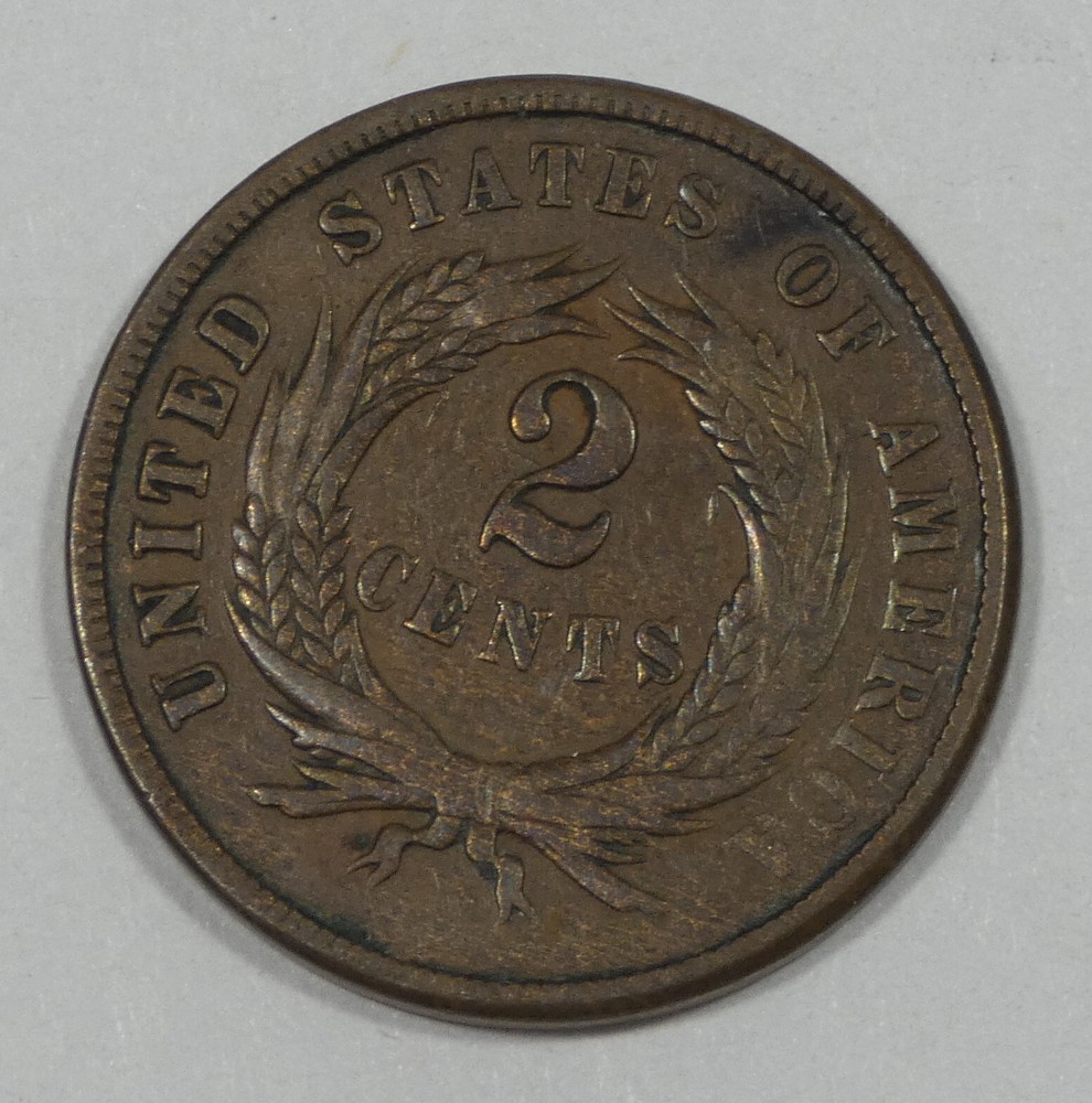 1865 Two-Cent Piece VERY FINE 2-Cents
