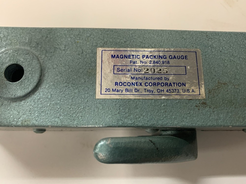 Magnetic Packing Gauge With Roconex Dial Pre Owned