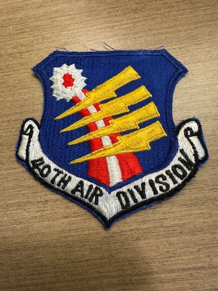 Vintage USAF 40th Air Division Patch
