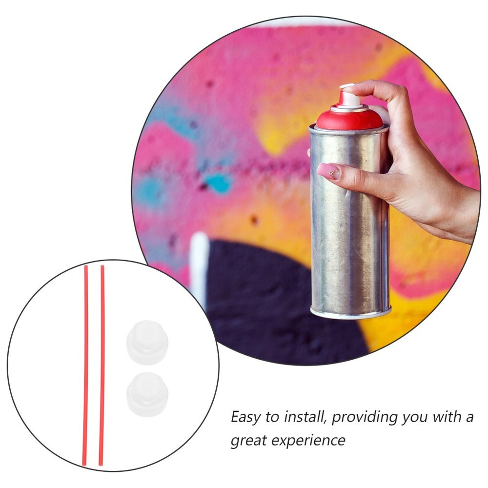 30 Pcs Spray Nozzle Tips Paint Plastic Atomizing Aerosol Repair Kit