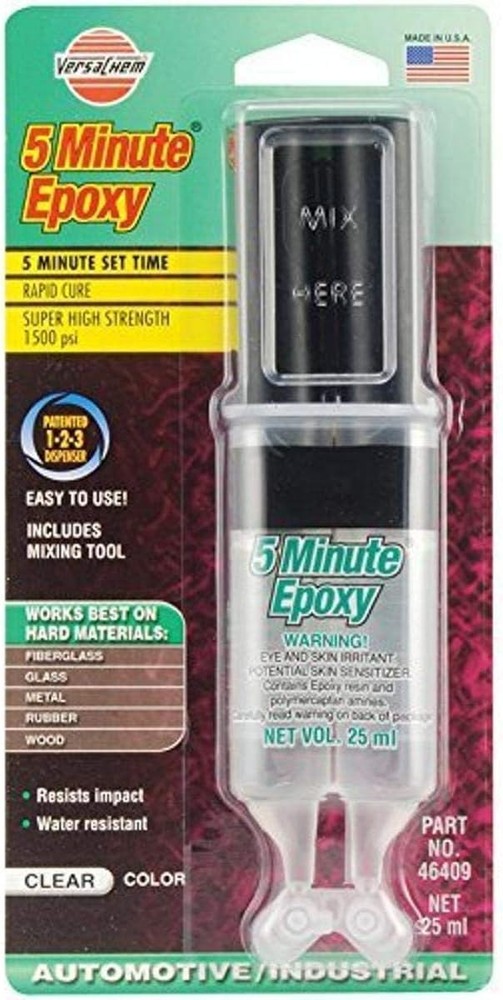 Permatex 46409 Versachem 5-Minute Epoxy - 25 ml Dev-Tube
