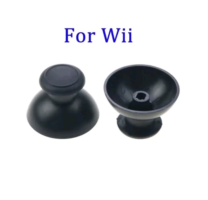 2 PCS Nintendo Wii Joystick Replacement Analog Controller Thumb Stick Grip Cap