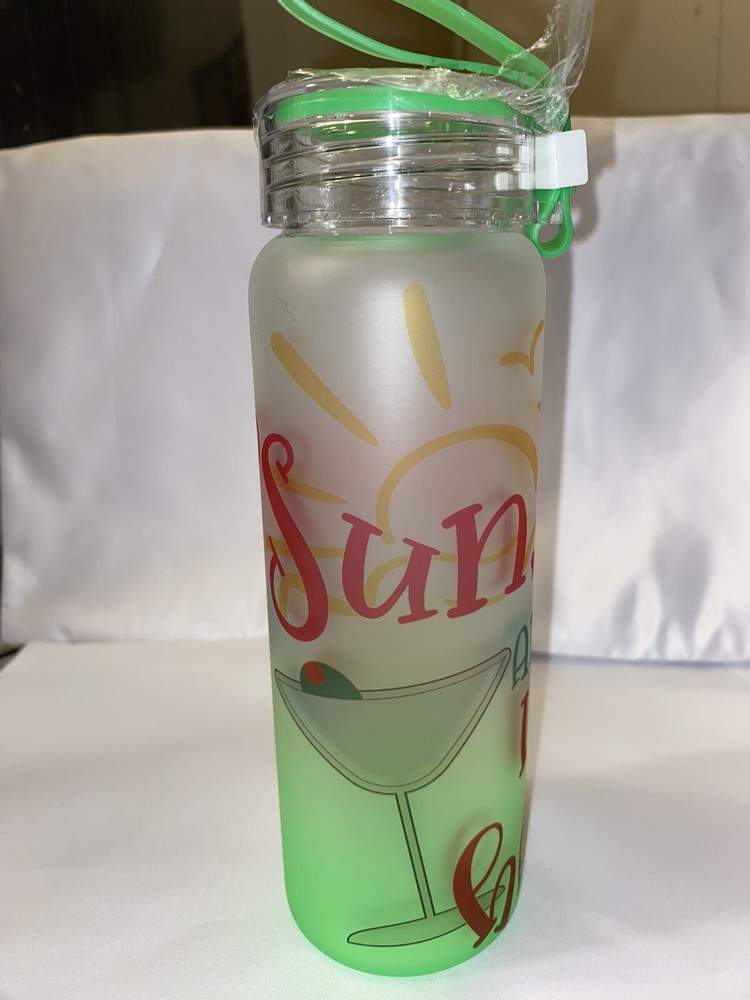 Frosted Glass Bottle