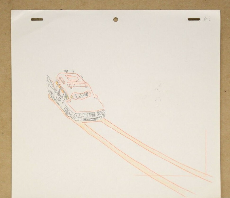 GhostBusters Original Production Drawing And Cel 59-64 Used Cond.