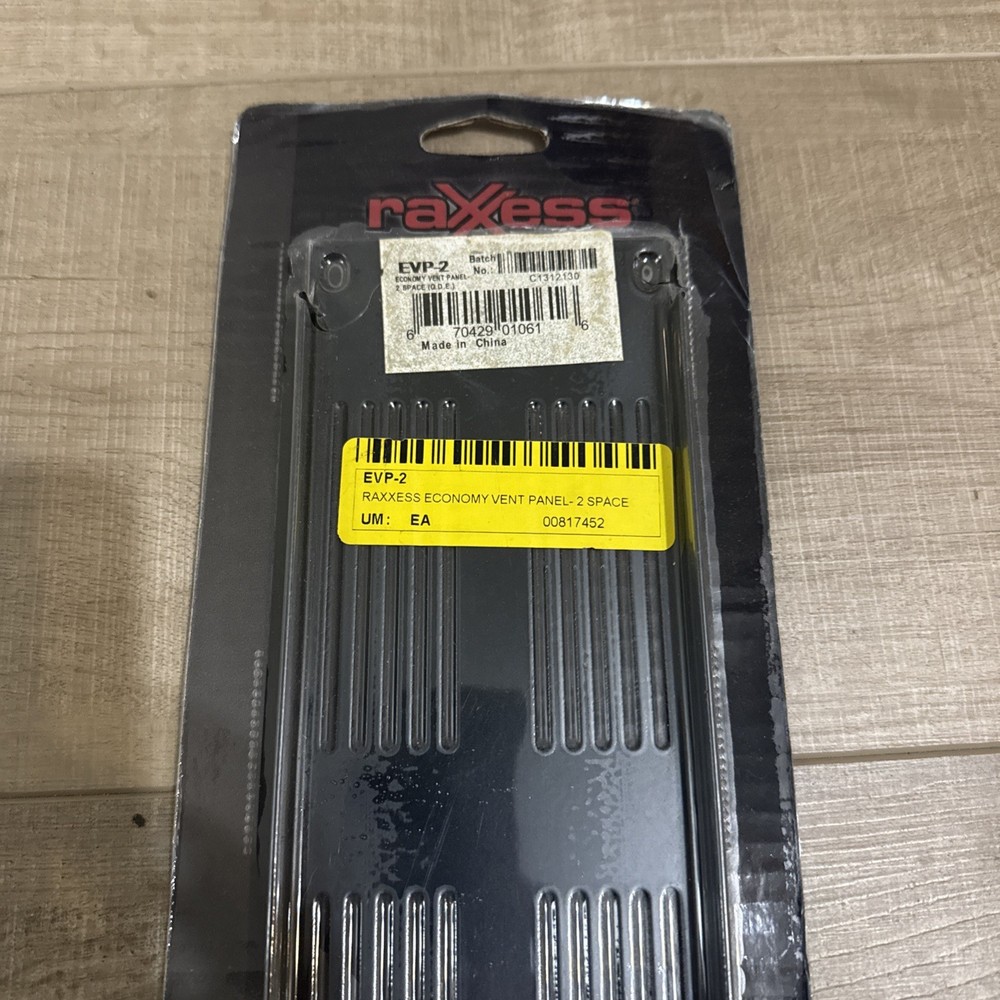Raxxess EVP-2 Economy Vent Panel 2 Space - New