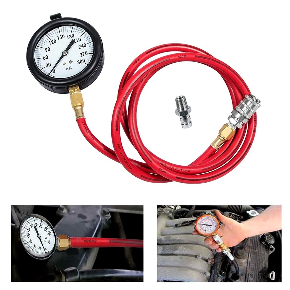 for Cummins TU-32-20 Fuel System Pressure Test Gauge w/ Compucheck Test Fitting