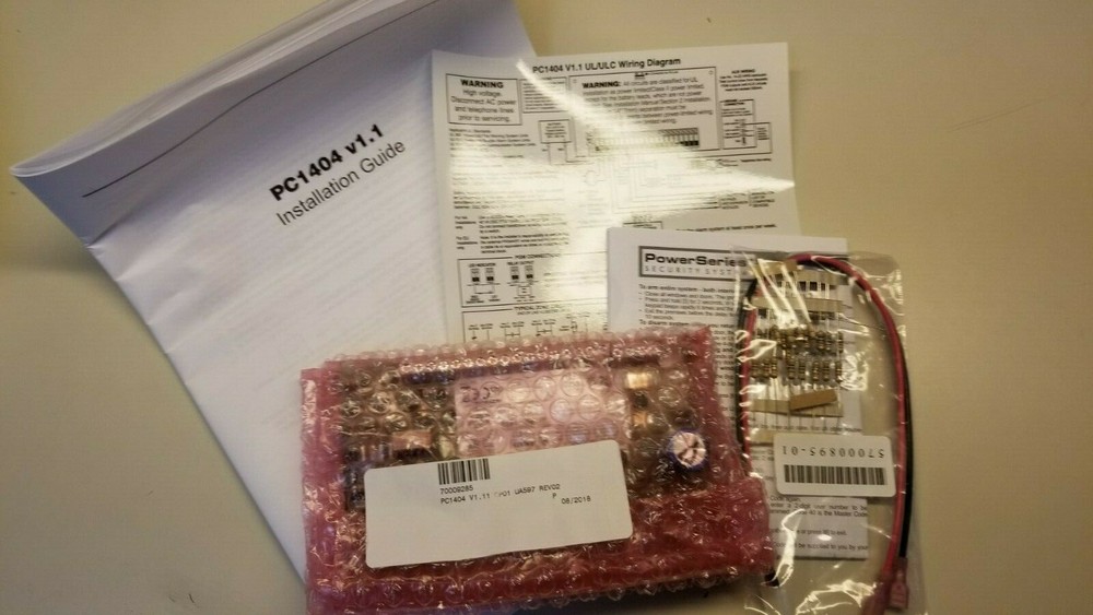 DSC PC1404 Alarm Control Panel PowerSeries 4 Zone PC1404SNKCPO1 NEW & Unused!