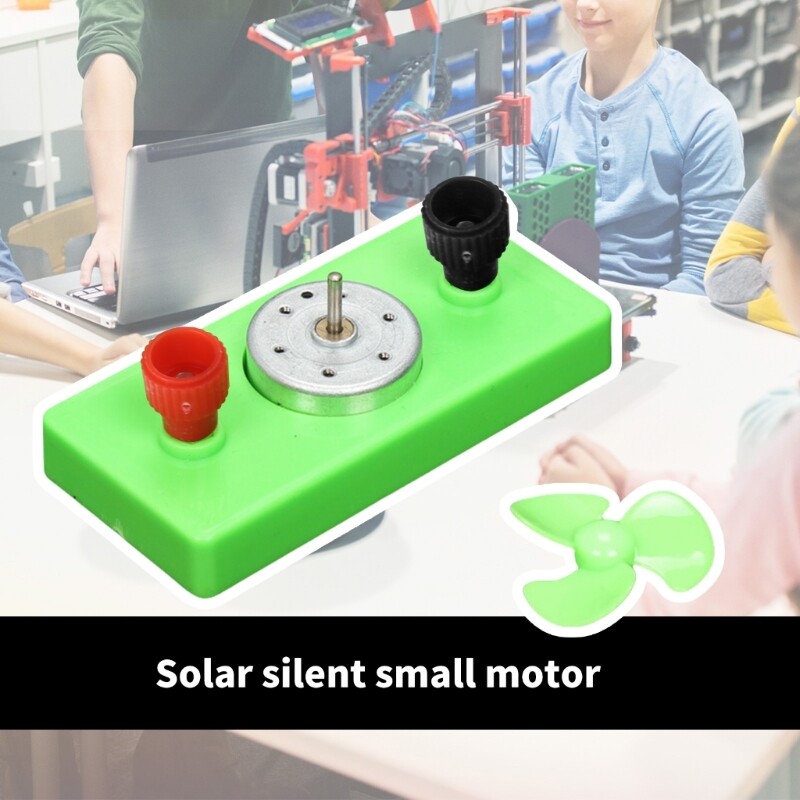 Physics Electricity Experiment Motor Small Solar Powered Mute Motor for Labs