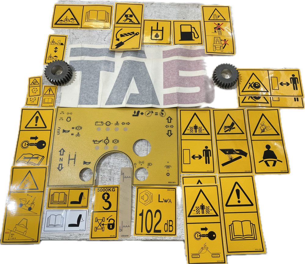 Terex TA5 Dumper Full Decal Set