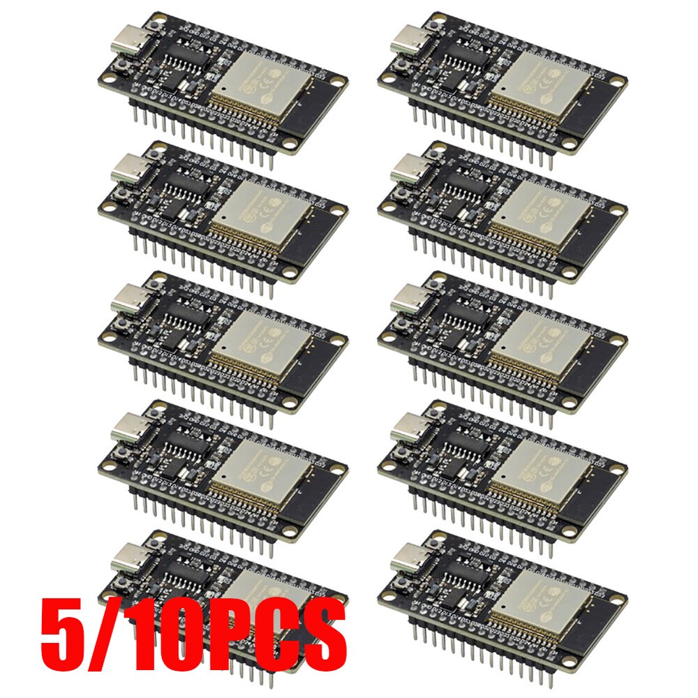 5-10PC ESP32 CH340C Development Board Wifi+Bluetooth Ultra Low Power core Type-C