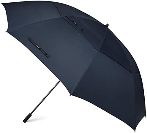 Huge Golf Umbrella, 80 Inch Double Canopy Vented Windproof, 6.6 Ft